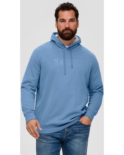 S.oliver Sweatshirt mit Kapuze - Blau