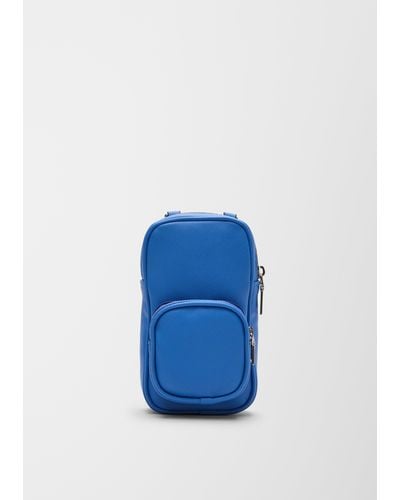 S.oliver Mini Bag in strukturierter Optik - Blau