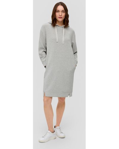 S.oliver Sweaterkleid aus Modalmix - Grau
