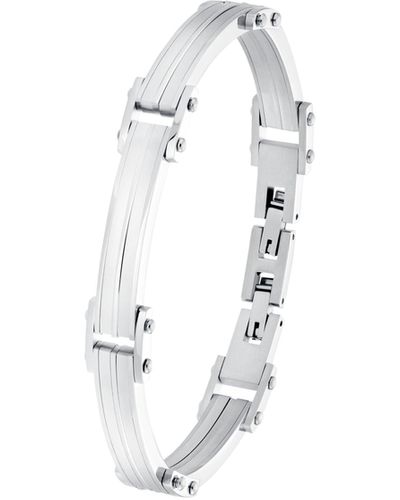 S.oliver Armband aus Edelstahl - Weiß