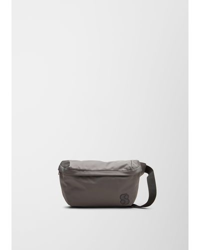 S.oliver Belt Bag mit Logodetail - Grau