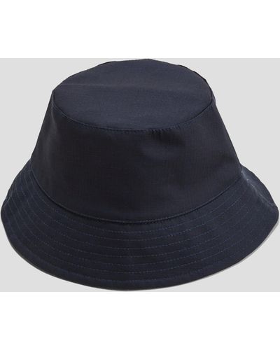 S.oliver Bucket Hat mit All-over-Print - Blau