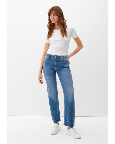 S.oliver Regular: Jeans mit Straight leg - Blau
