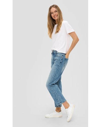 S.oliver Jeans Karolin / Regular Fit / Mid Rise / Straight Leg - Blau