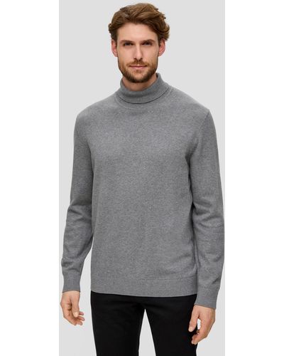 S.oliver Pullover mit Rollkragen - Grau