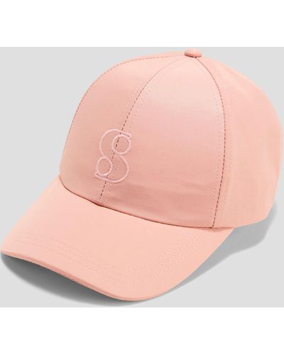 S.oliver Cap mit Logo-Stickerei - Pink