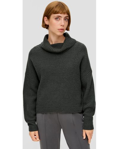 S.oliver Oversized Strickpullover - Grau