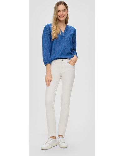 S.oliver Jeans Betsy / Slim Fit / Mid Rise / Slim Leg - Blau