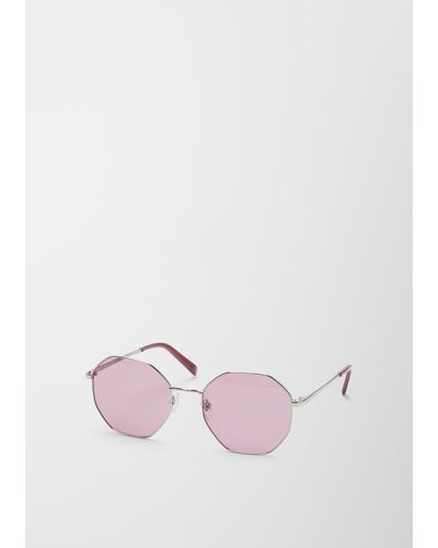 S.oliver Sonnenbrille mit schmaler Fassung - Pink