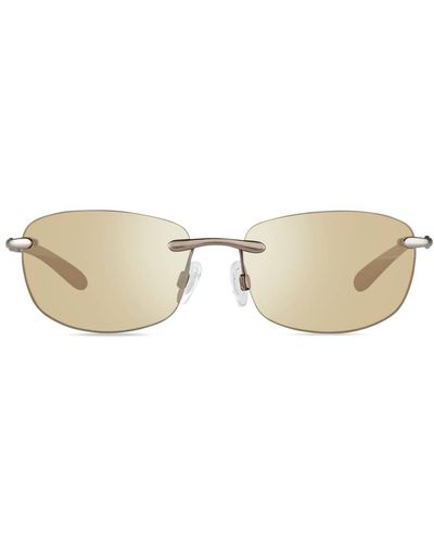 Revo S Outlander S 1 Re 1032 22 Ch Rectangle Polarized Sunglasses - Multicolor