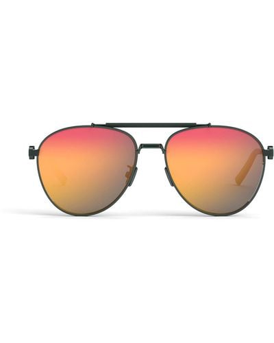 Dior Cd Link R1u Dm 40067 U 08z Square Sunglasses - Multicolor