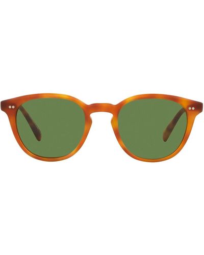 Oliver Peoples Desmon 0ov5454su 14834e Round Sunglasses - Green
