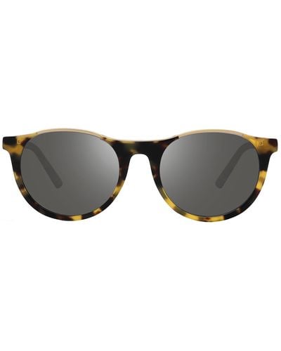 Revo Bolt Round Polarized Sunglasses - Gray