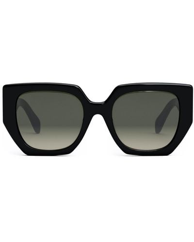 Celine Triomphe Cl 40239f 01f Butterfly Sunglasses - Black