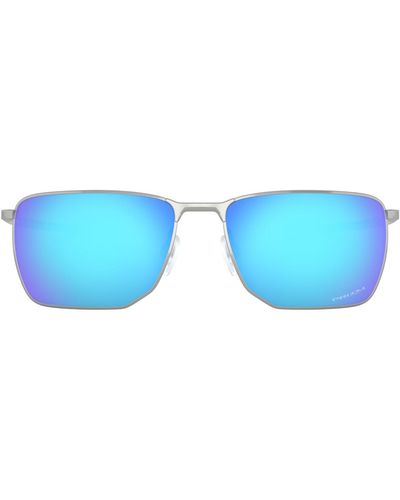 Oakley Ejector Oo 4142-04 Rectangle Sunglasses - Blue