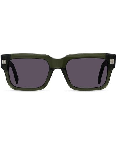 Givenchy Gvday Gv40039u 96a Square Sunglasses - Black