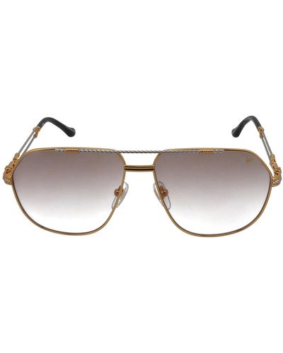 Vintage Frames Company Vf Boss 0003 Aviator Sunglasses - Black