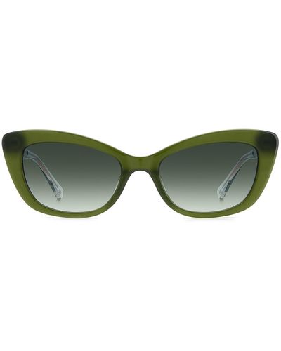 Kate Spade Merida/g/s 9k 1ed Cat Eye Sunglasses - Green