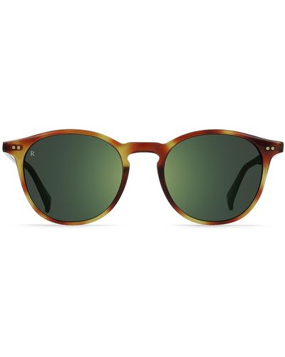 Raen Basq S990 Round Sunglasses - Green