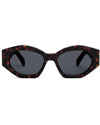 Celine Triomphe Cl 40238u 52a Geometric Sunglasses - Black
