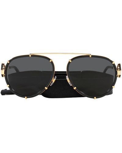 Versace Ve 2232 14388761 Aviator Sunglasses - Black