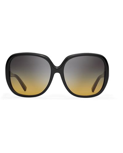 Dita Eyewear Supa-dupa 7700-m-blk-62 Oversized Square Sunglasses - Gray