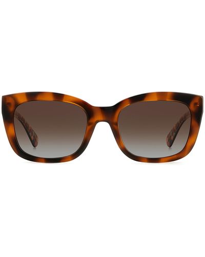 Kate Spade Tammy/s La 086 Square Polarized Sunglasses - Brown