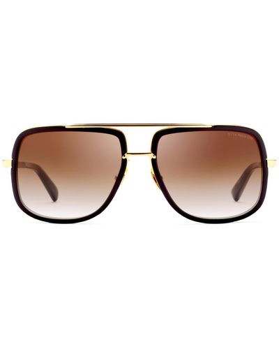 Dita Eyewear Mach-one Aviator Sunglasses - Black