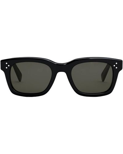 Celine Bold 3 Dots Cl 40232 I 01a Square Sunglasses - Black