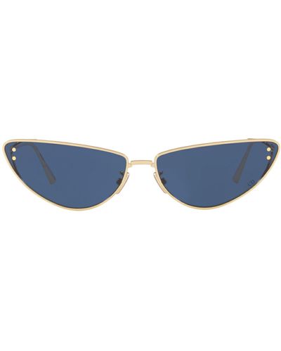 Dior Miss B1u Cd 40094 U 10v Cat Eye Sunglasses - Blue