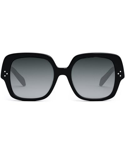 Celine Bold 3 Dots Cl 40241f 01b Oversized Square Sunglasses - Black