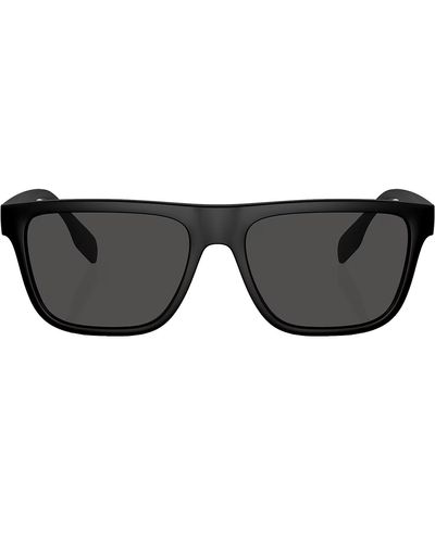 Burberry Be 4402u 346487 Square Sunglasses - Black