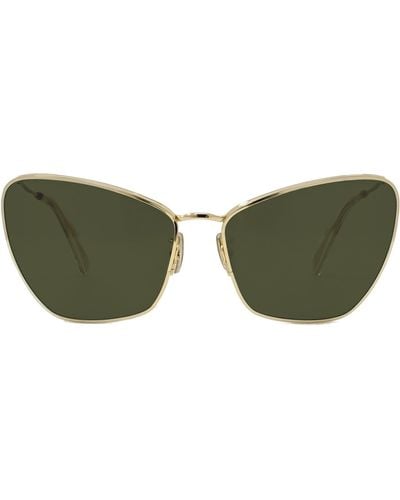 Celine Cl40069u Cateye Sunglasses - Green