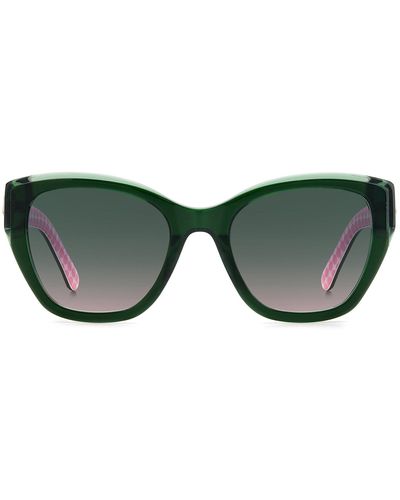 Kate Spade Yolanda/s Jp 1ed Cat Eye Sunglasses - Green
