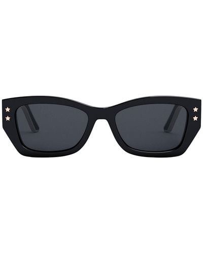 Dior Pacific S2u Cd 40113 U 01a Cat Eye Sunglasses - Black