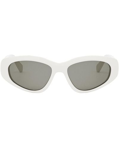 Celine Monochroms Cl40279u 25a Cat Eye Sunglasses - Black
