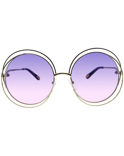 Chloé Ce114sd 861 Round Sunglasses - Purple