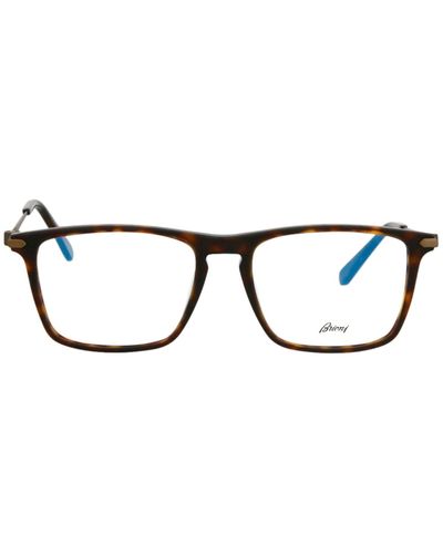 Brioni Br0016o 003 Flattop Eyeglasses Mx - Black