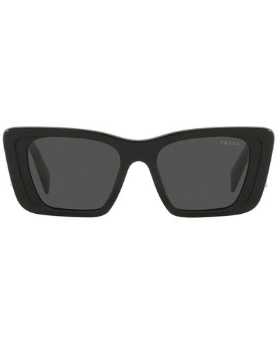Prada Pr 13zs Cat-eye Acetate Sunglasses - Black