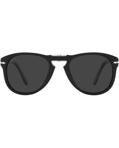 Persol Po0714sm 95/48 Pilot Sunglasses - Gray