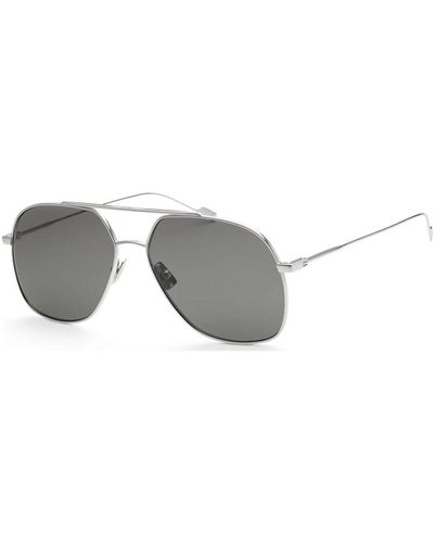 Saint Laurent Sl192t 001 Aviator Sunglasses - Gray