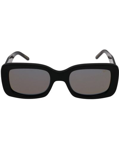 Vintage Frames Company Vf Manhattan 0003 Rectangle Sunglasses - Black