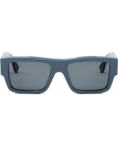Fendi Fe 40118 I 90v Flattop Sunglasses - Gray