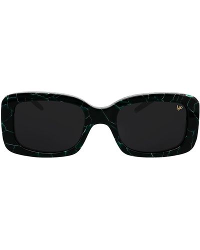 Lunettes De Soleil Vintage Frame Company - Monture Dorée - Occasion Homme