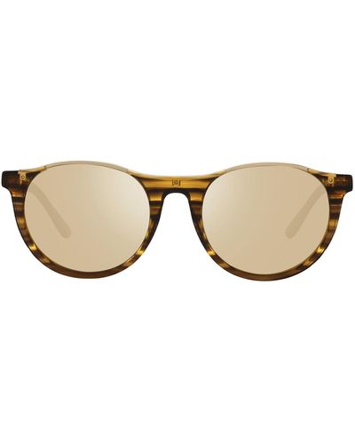 Revo Palm Springs Round Polarized Sunglasses - Metallic