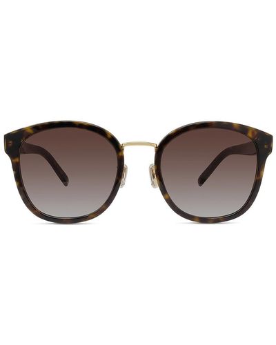 Givenchy Day Gv 40019f 52f Butterfly Sunglasses - Brown