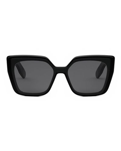 Dior Lady 95.22 S2i 10a0 Cd40148i 01a Butterfly Sunglasses - Black