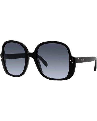 Celine Cl 40158 I 01b Oversized Square Sunglasses - Black