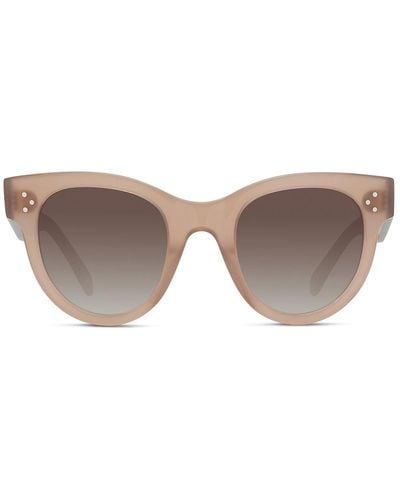 Celine Bold 3 Dots Cl 4003in 45f Cat Eye Sunglasses - Brown