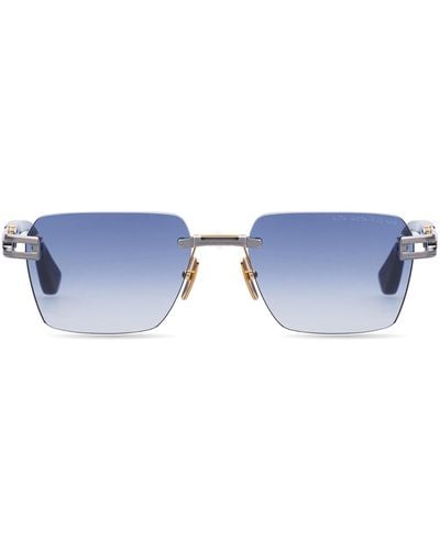 Dita Eyewear Meta-evo One Rectangle Sunglasses - Blue